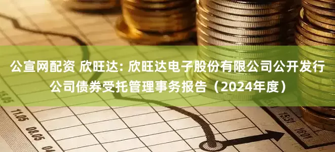 公宣网配资 欣旺达: 欣旺达电子股份有限公司公开发行公司债券受托管理事务报告（2024年度）